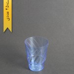 لیوان طرحدار رنگی اسپشیال 220cc- آبی-کوشا
