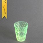 لیوان طرحدار رنگی اسپشیال220cc-سبز-کوشا