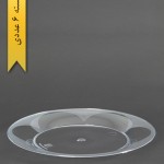 بشقاب غذاخوری گرد شفاف-کوشا