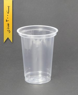 لیوان شفاف-400cc-pp-جام پلاستیک
