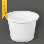 سطل ماستی شیری 2700cc pp -احدی