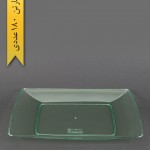 بشقاب غذاخوری چهارگوش سبز - کوشا