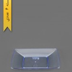 بشقاب کیک خوری چهارگوش آبی - کوشا