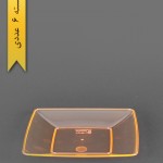 بشقاب کیک خوری چهارگوش نارنجی - کوشا