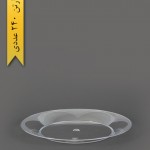 بشقاب میوه خوری گرد شفاف -کوشا