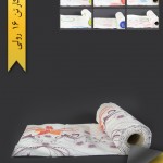 سفره کاغذی عرض 120 طرحدار - کوشا
