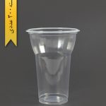 لیوان 350cc شفاف طرحدار - تک ظرف