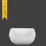 پیاله چهارگوش لوکس 850cc سفید - کوشا