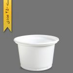 سطل ماستی 1300 شیری - ظروف یکبار مصرف آیاتای