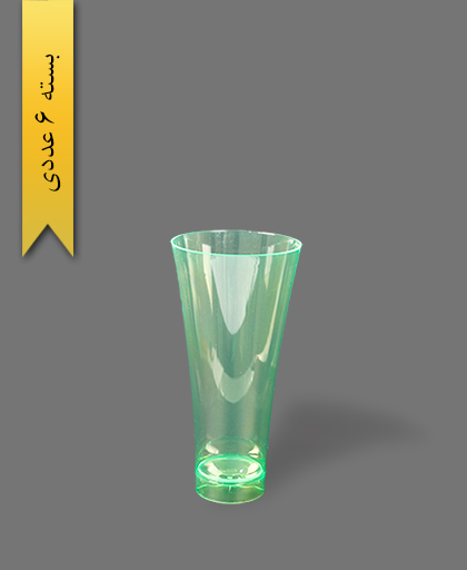 لیوان 450cc بلک لایت سبز - ظروف یکبار مصرف کوشا