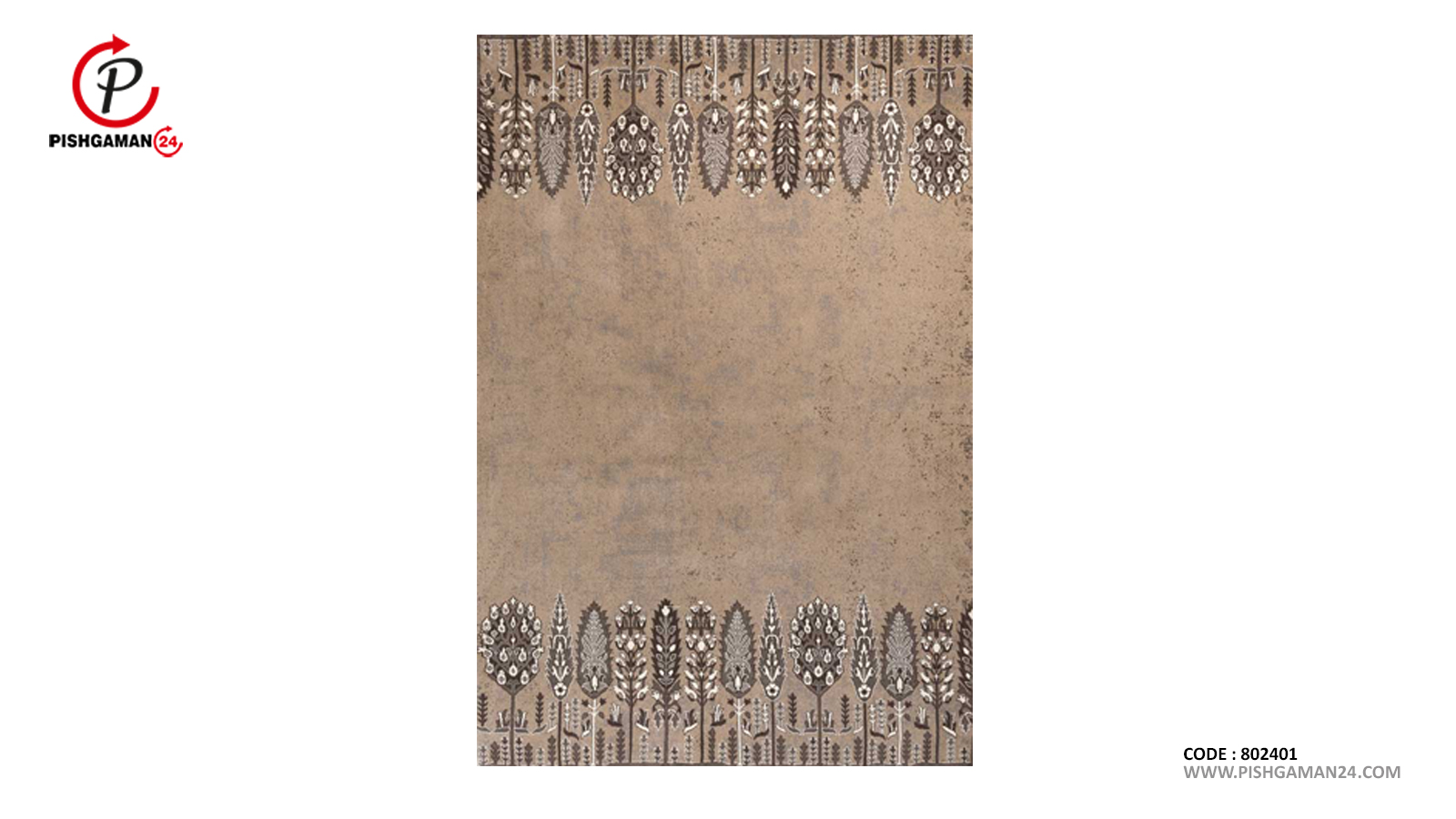 فرش طبیعی خودرنگ 6 متری پشمی 400101