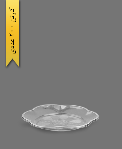پیش دستی گلبرگ 1000 شفاف - ظرف یکبار مصرف ام پی