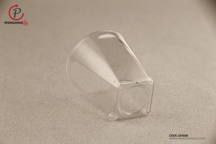 لیوان چهار گوش لوکس 50 شفاف - کوشا ( کارتن 800 عددی ) - تصویر 6