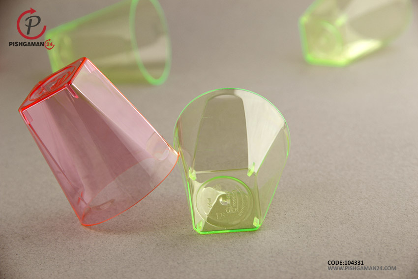 لیوان چهار گوش لوکس 50 رنگی - کوشا ( کارتن 800 عددی ) - تصویر 3