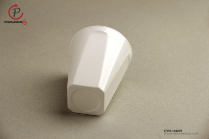 لیوان چهار گوش لوکس 210cc سفید - کوشا ( کارتن 360 عددی ) - تصویر 4