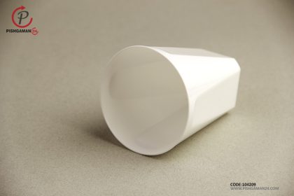 لیوان چهار گوش لوکس 210cc سفید - کوشا ( کارتن 360 عددی ) - تصویر 5