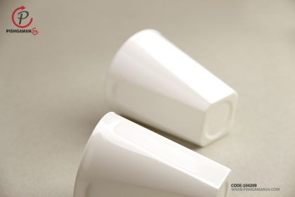 لیوان چهار گوش لوکس 210cc سفید - کوشا ( کارتن 360 عددی ) - تصویر 7