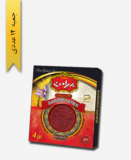 زعفران سر گل قوطی 4 گرمی - بهرامن