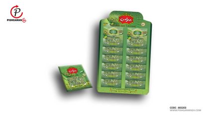 هل سبز 4/6 گرمی پاکتی ورقی - بهرامن