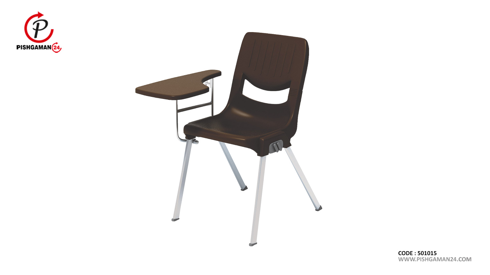 صندلی محصلی باتیس با بازوی تاشو - آذران تحریرات