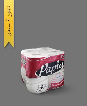 دستمال توالت 8 رولی - محصولات یکبار مصرف پاپیا