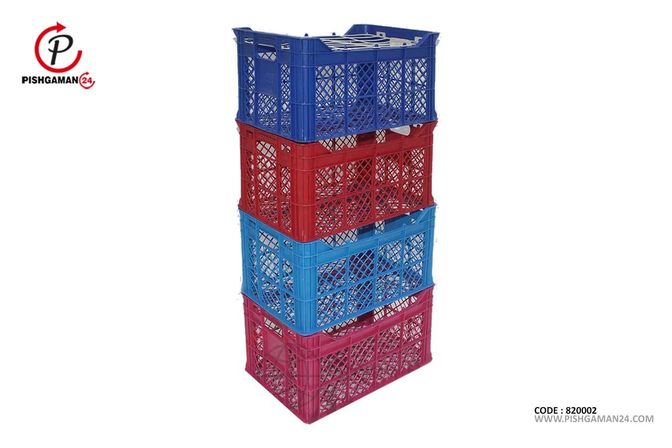 سبد میوه پلاستیکی 17kg کد A - نویان پلاست