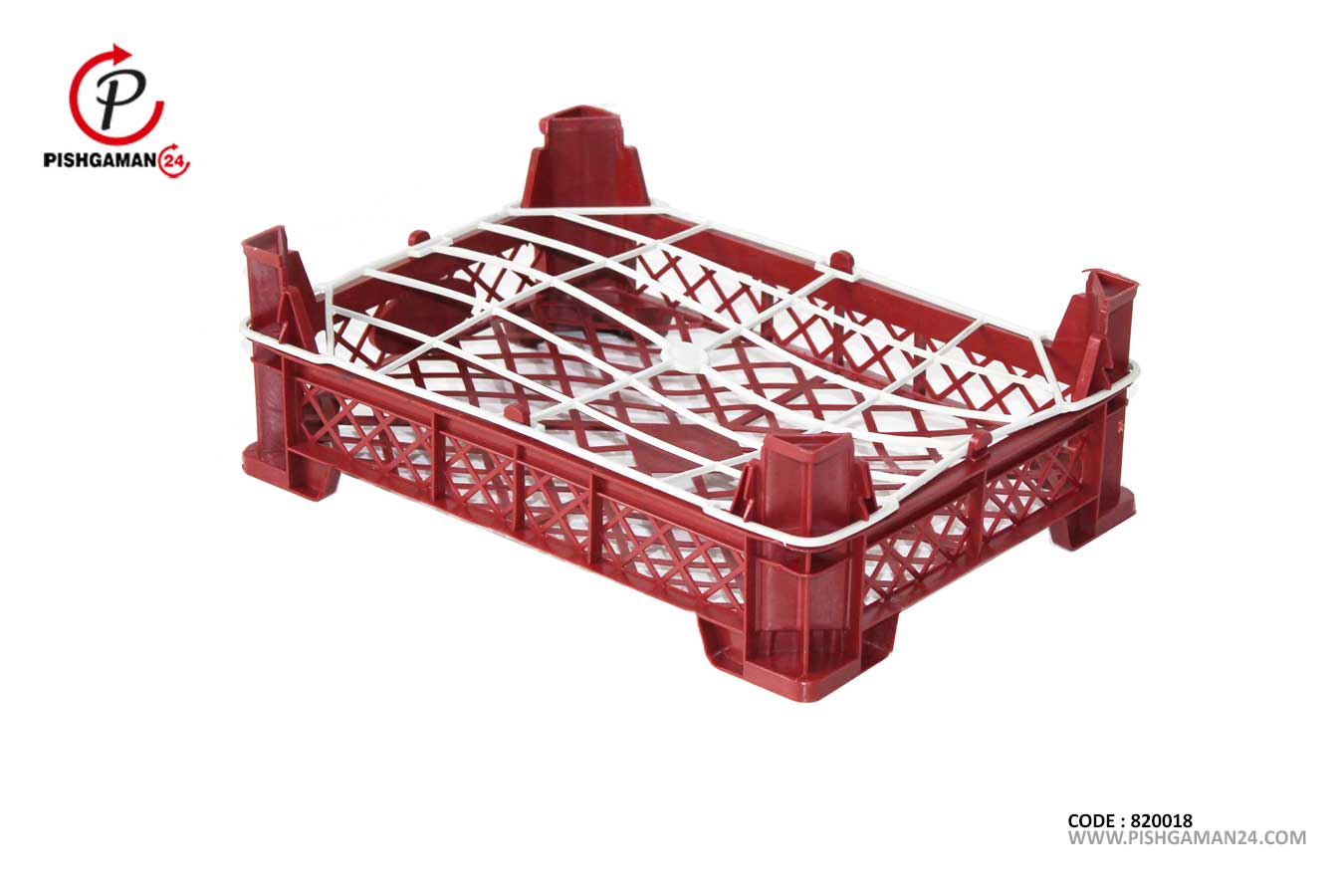 سبد میوه پلاستیکی 2kg کد E - نویان پلاست