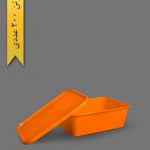 ظرف مایکروویو M1500 با درب - ظروف یکبار مصرف طب پلاستیک