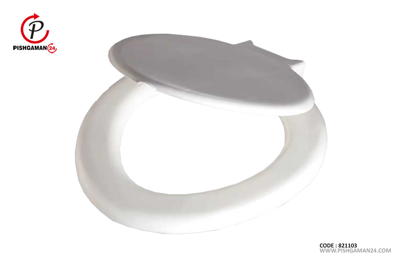 درب توالت فرنگی کد 164 مدل آبيدر - سنی پلاستیک