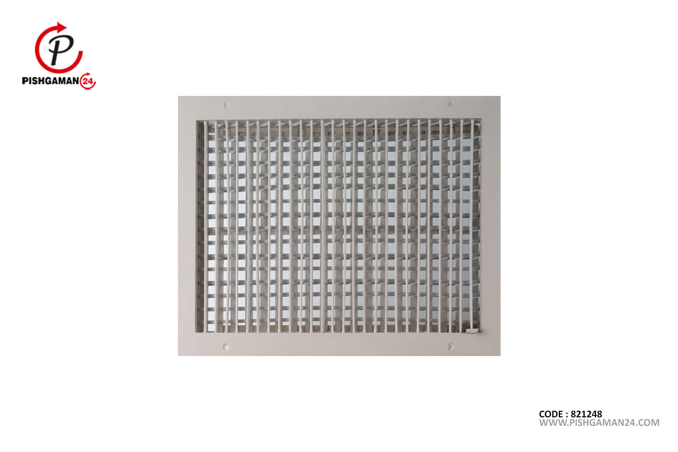 دريچه کولر کد 855 دمپر 40×30 - سنی پلاستیک