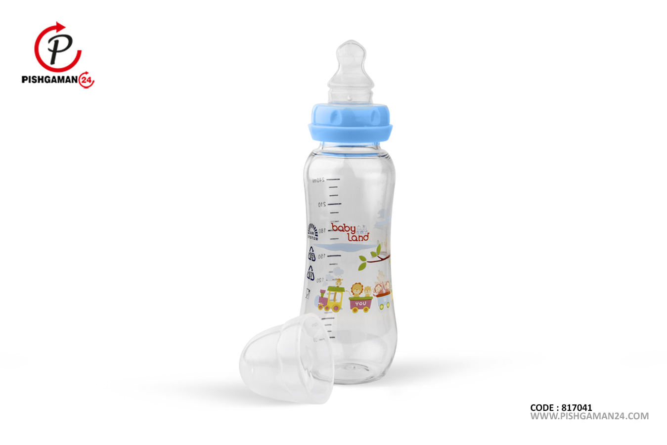 شیشه شیر خوری 240ml کلاسیک 305 - baby land بیبیلند