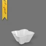 ظرف اسنک 2200ml کارن سفید کد4 - ظروف یکبار مصرف کوشا