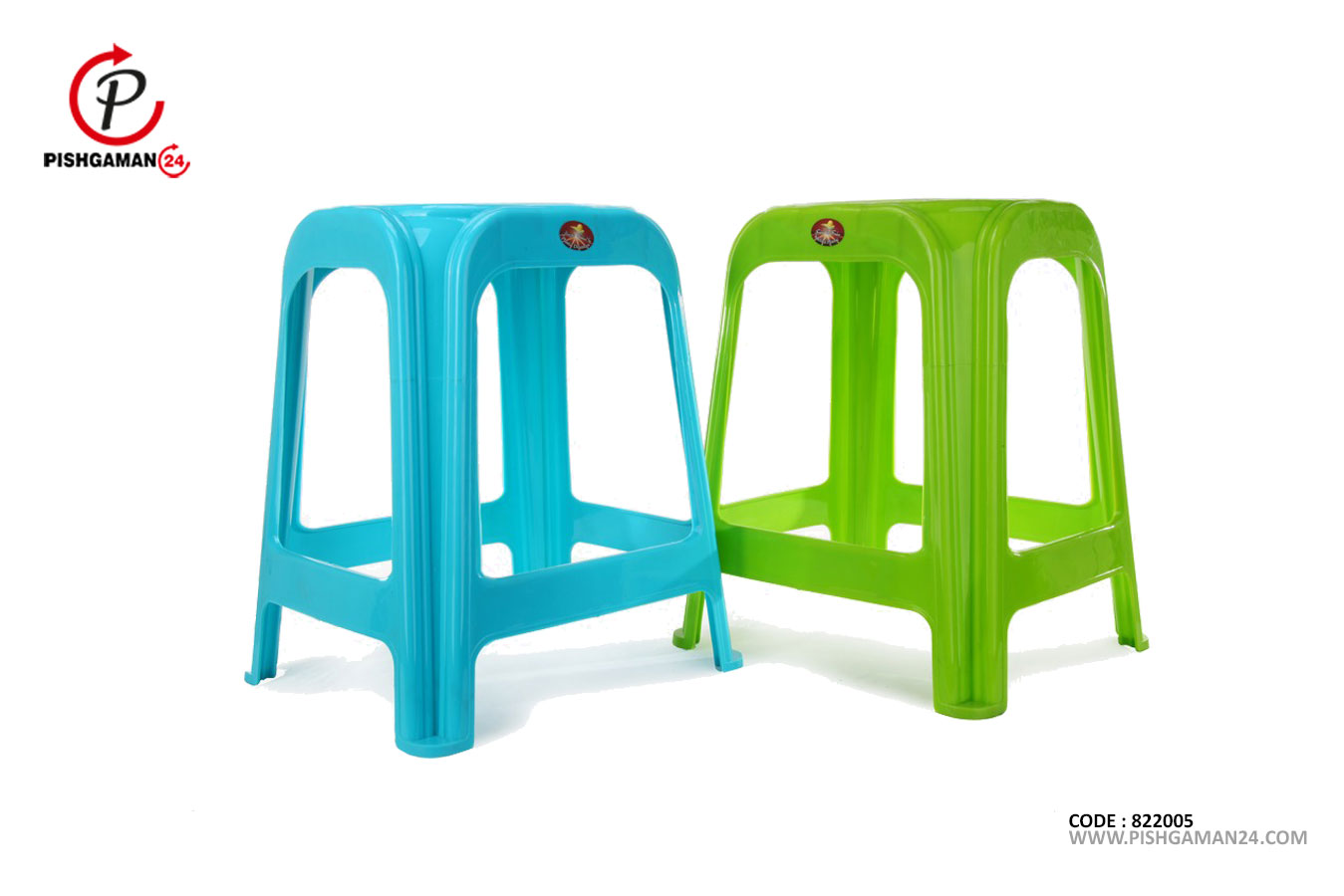 چهار پایه 47cm کد 1049 آبی - طلوع پلاستیک