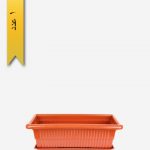 گلدان مستطیل کد 2021 با زیره - طلوع پلاستیک