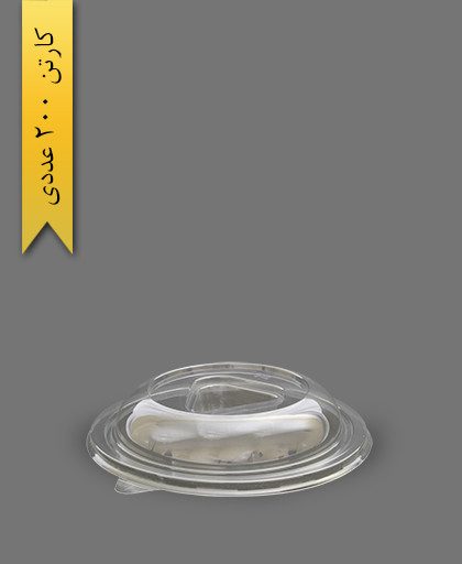 درب ظرف سالاد سزار 1000 شفاف - ظروف یکبار مصرف مهرپارسا - MP
