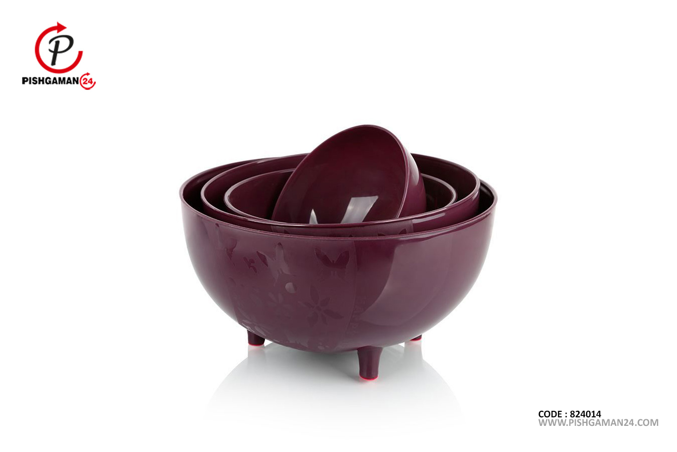 ست کاسه قلبی کد 32143 - زیبا