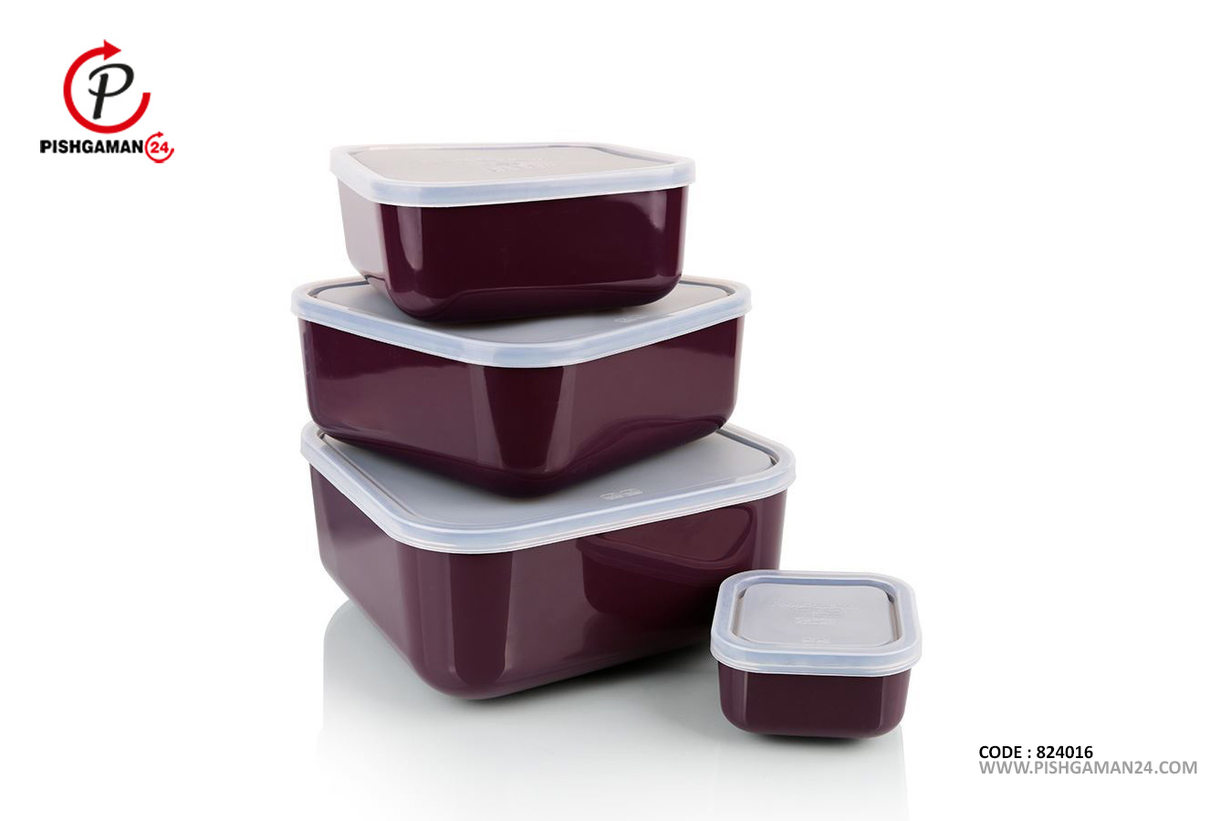 ست کاسه درب دار سیکاس کد 32066 - زیبا