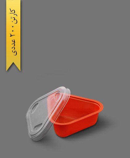 سسی کاپ مثلثی رنگی با درب - ظرف یکبار مصرف مهر پارسا - MP