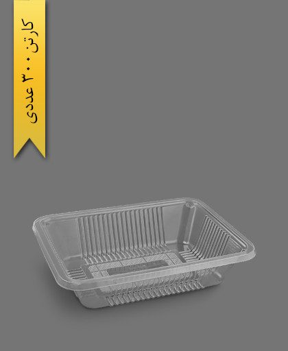 دو پرس 5 سانت شفاف - ظرف یکبار مصرف تاپ فرم