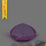 پیاله سه گوش 1200 رنگی لونا - ظروف یکبار مصرف کوشا