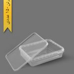 ظرف مایکروویو 666 با درب - ظروف یکبار مصرف طب پلاستیک