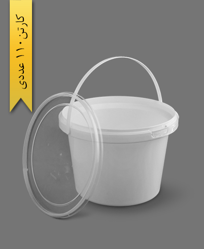 سطل ماکروویو 1750cc دسته دار - ظروف یکبار مصرف پولاد پویش