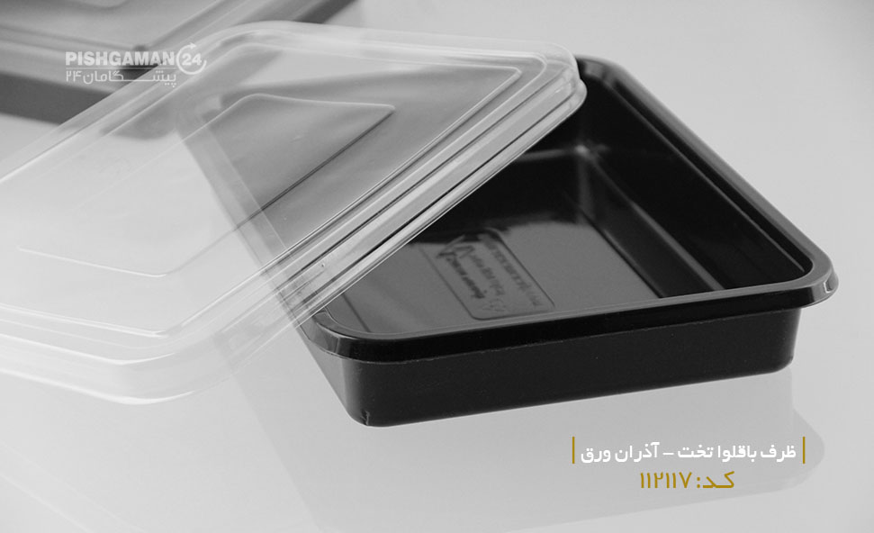 ظرف باقلوا تخت - آذران ورق (کارتن 100 عددی) - تصویر 3