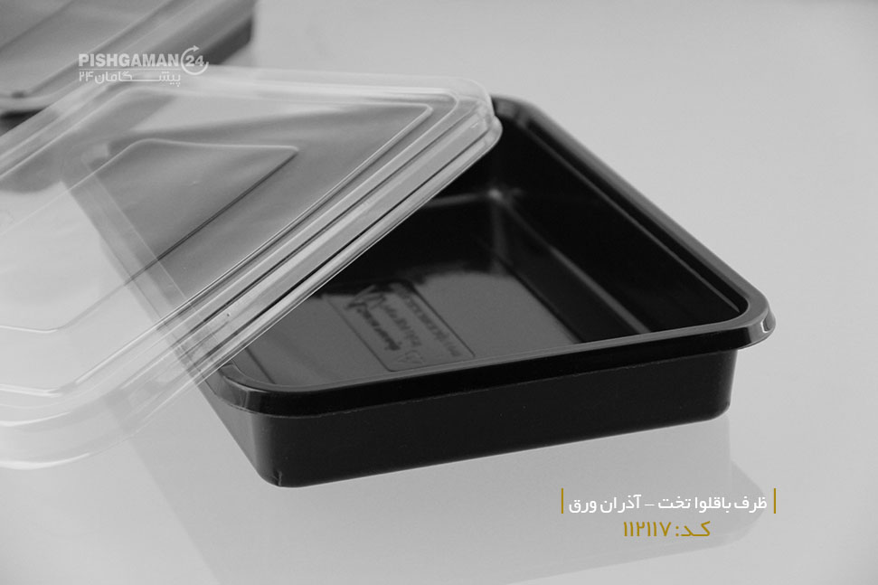 ظرف باقلوا تخت - آذران ورق (کارتن 100 عددی) - تصویر 4