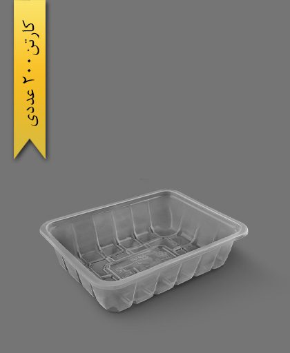 جا گوشتی بلند 30 گرمی شفاف - ظرف یکبار مصرف تاب فرم
