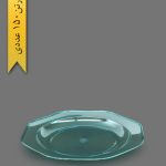 بشقاب کریستال سبز شفاف - ظروف یکبار مصرف طب پلاستیک