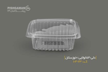 دلی 520 لولایی - ظروف یکبار مصرف صنایع پلاستیک خوزستان