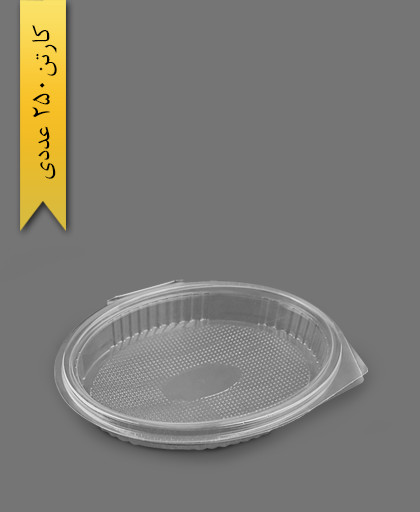 ظرف بیضی تک خانه - ظروف یکبار مصرف تاب فرم