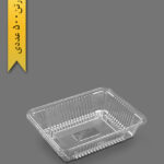 دوپرسی شفاف 5cm - ظروف یک‌بار مصرف کاسپین