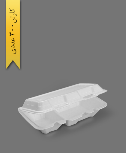 فوم دو خانه - ظروف یکبار مصرف کاسپین